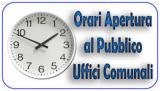 ORARI DI APERTURA AL PUBBLICO DEGLI UFFICI COMUNAL